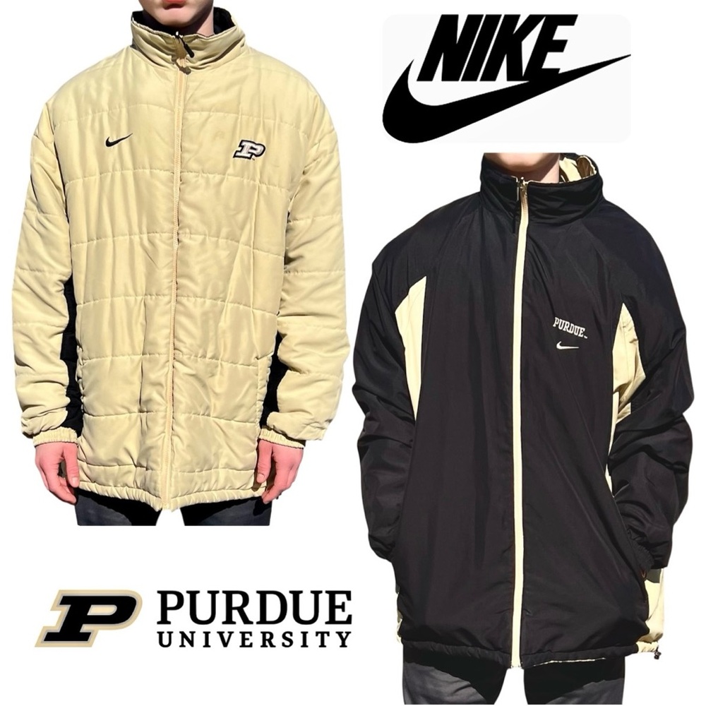 Purdue Nike XXL Vintage Reversible Parka! EUC!